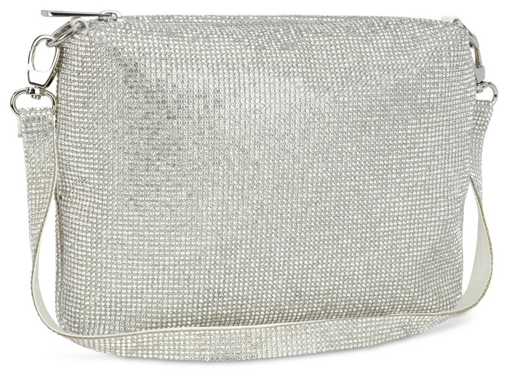 ◆SATUR◆ Scrunch Medium Shoulder Bag Cream SA245UAB04CR Cream Curved PU Shoulder Bag | Accessories